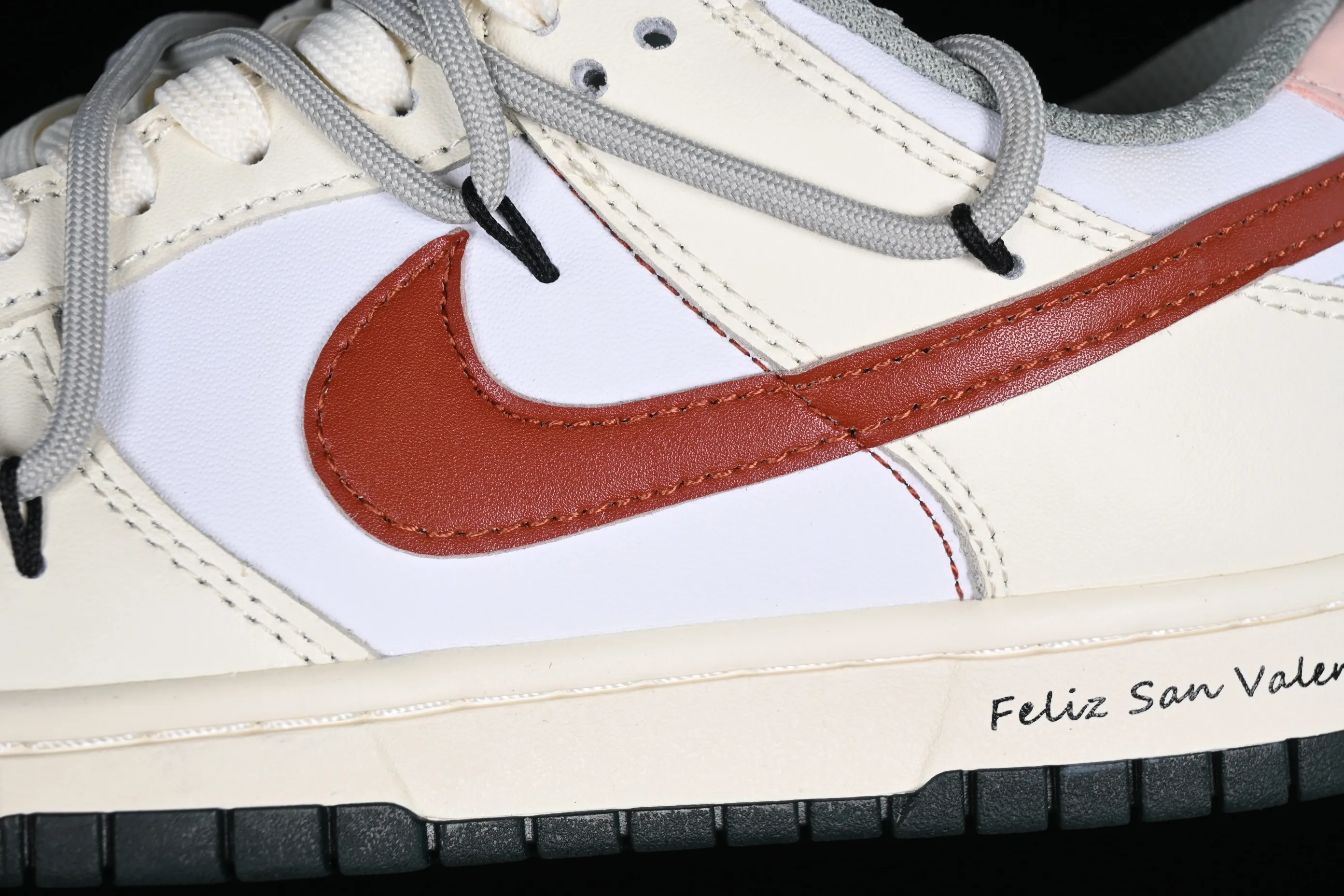 All categories Nk SB Dunk series Nk SB Dunk Low low-top sneakers Nk Dunk Low Retro customized version of deconstructed strappy low-top casual sneakers DD1503-117